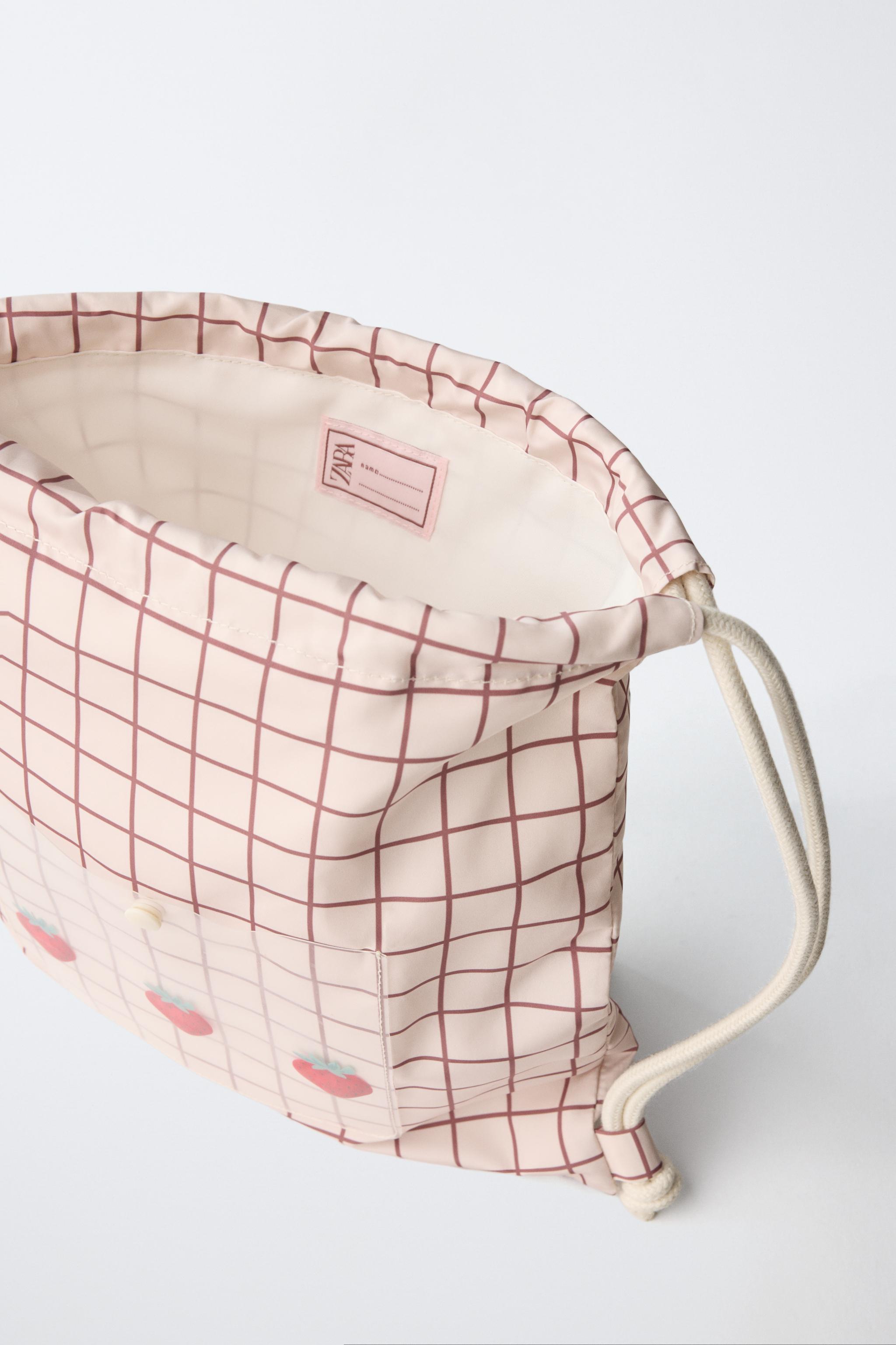 STRAWBERRY PLAID BAG